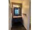 Bathroom with updated vanity and mosaic tile backsplash at 1 Willow Ct, Ocala, FL 34472