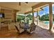 Relaxing pool area with covered seating and expansive views at 1485 Se 59Th St, Ocala, FL 34480
