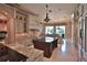 Gourmet kitchen boasts island, double ovens, and granite at 1485 Se 59Th St, Ocala, FL 34480