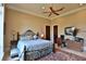 Bright bedroom with king bed and built-in workspace at 1485 Se 59Th St, Ocala, FL 34480