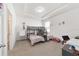 Bedroom with bunk beds and adjacent bathroom at 4710 Sw 65Th Pl, Ocala, FL 34474