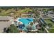 Community pool, bocce, and lounge area at 9450 Se 130Th Place Rd, Summerfield, FL 34491