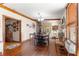 Bright dining room with hardwood floors and charming decor at 10135 Se 108Th Terrace Rd, Ocala, FL 34472
