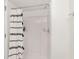 Simple bathroom with shower stall and patterned curtain at 4535 Se 32Nd Pl, Ocala, FL 34480