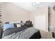 Bedroom with double bed, desk, and closet at 4736 Se 34Th St, Ocala, FL 34480