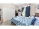Bedroom with double bed, closet, and window at 4736 Se 34Th St, Ocala, FL 34480