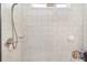 Clean shower with tile surround and shelf at 4736 Se 34Th St, Ocala, FL 34480