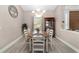 Bright dining room featuring an oval table with seating for six and a decorative cabinet at 4736 Se 34Th St, Ocala, FL 34480