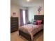 bedroom with a twin bed and butterfly decor at 9115 Sw 49Th Ct, Ocala, FL 34476