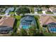 Community overview showcasing houses with pools and lush landscaping at 11700 Sw 72Nd Cir, Ocala, FL 34476