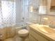 Clean bathroom with a tub shower combination at 6484 Sw 111Th Pl, Ocala, FL 34476