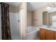 Bathroom with shower and bathtub at 3107 Ne 24 Pl, Ocala, FL 34470
