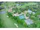 Aerial view of a country club with tennis courts and pool at 7070 Se 14Th Ct, Ocala, FL 34480