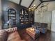 Luxurious library featuring custom built-ins and a cozy atmosphere at 7070 Se 14Th Ct, Ocala, FL 34480