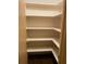 Practical corner pantry offering ample storage space at 3824 Ne 17Th Street Cir, Ocala, FL 34470