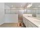 Double vanity bathroom with large walk-in shower at 7930 Sw 74Th Loop, Ocala, FL 34481