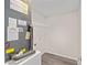 Laundry room with washer/dryer hookups and shelving at 175 Fisher Way Trl, Ocklawaha, FL 32179