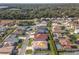 Aerial view of house in a residential neighborhood at 10927 Se 168Th Loop, Summerfield, FL 34491