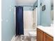 Full bathroom with a tub shower combination at 20390 Sw 57Th St, Dunnellon, FL 34431
