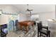 Playful game room with pool table and whimsical wall art at 20390 Sw 57Th St, Dunnellon, FL 34431