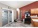 Kitchen with sliding glass doors leading to the backyard at 20390 Sw 57Th St, Dunnellon, FL 34431