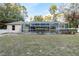 Spacious backyard with pool and screened enclosure at 20390 Sw 57Th St, Dunnellon, FL 34431