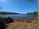 Scenic lake view with a bench at 14830 Se 61St Street Rd, Ocklawaha, FL 32179