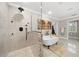 Spa-like bathroom with soaking tub and walk-in shower at 2704 Se 31St St, Ocala, FL 34471