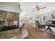 Main bedroom with fireplace and sitting area at 2704 Se 31St St, Ocala, FL 34471