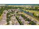 Aerial view of community near golf course and lake at 6653 Sw 91St Cir, Ocala, FL 34481