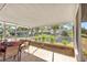 Relaxing screened porch overlooking the backyard at 10962 Sw 81St Ave, Ocala, FL 34481