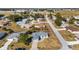 Aerial view of a single-Gathering home in a residential neighborhood at 5971 Sw 99Th Pl, Ocala, FL 34476