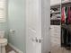 Well-organized walk-in closet with ample shelving at 6671 Sw 97Th Terrace Rd, Ocala, FL 34481