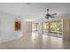Living room with view of kitchen and patio at 9826 Sw 63Rd Loop, Ocala, FL 34481