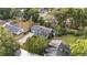 Aerial view of the house and surrounding neighborhood at 10816 Sw 83Rd Ave, Ocala, FL 34481