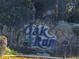 Oak Run community entrance sign with deer statues at 10975 Sw 69Th Cir, Ocala, FL 34476