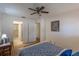 Bedroom with queen bed, access to bathroom and closet at 3031 Se 5Th Ter # C, Ocala, FL 34471