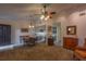 Dining room with table, chairs, and access to kitchen at 3031 Se 5Th Ter # C, Ocala, FL 34471