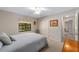 Bedroom with a double bed and access to another room at 3590 Sw 24Th Avenue Rd, Ocala, FL 34471