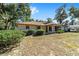 Back exterior view of the home showcasing a large yard at 3590 Sw 24Th Avenue Rd, Ocala, FL 34471