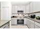 Modern kitchen with stainless steel appliances and granite countertops at 4313 Sw 106Th Pl, Ocala, FL 34476