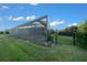 Screened patio and fenced backyard with lush landscaping at 9146 Sw 65Th Loop, Ocala, FL 34481