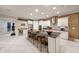Gourmet kitchen with granite countertops and custom cabinetry at 9146 Sw 65Th Loop, Ocala, FL 34481