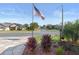 Landscaped neighborhood view with a quiet street at 12157 Se 175Th Loop, Summerfield, FL 34491