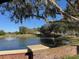 Peaceful community lake with gazebo and fountain at 3282 Sw 9Th Ave, Ocala, FL 34471