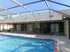 Refreshing pool with attached screened enclosure at 3282 Sw 9Th Ave, Ocala, FL 34471