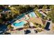 Aerial view of community pool area with multiple pools at 11661 Sw 70Th Ct, Ocala, FL 34476