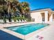 Relaxing community spa pool with surrounding lounge chairs at 11661 Sw 70Th Ct, Ocala, FL 34476
