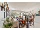 Open living space with a zebra rug, comfortable seating, and an eclectic design style at 15330 Sw 59Th Ct, Ocala, FL 34473