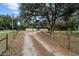 Long private driveway leading to property at 3931 Se 80Th St, Ocala, FL 34480